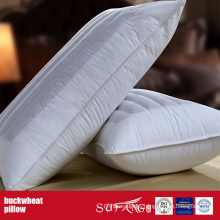 Single Sided Buckwheat Pillow with Piping for Hotel/Home Use